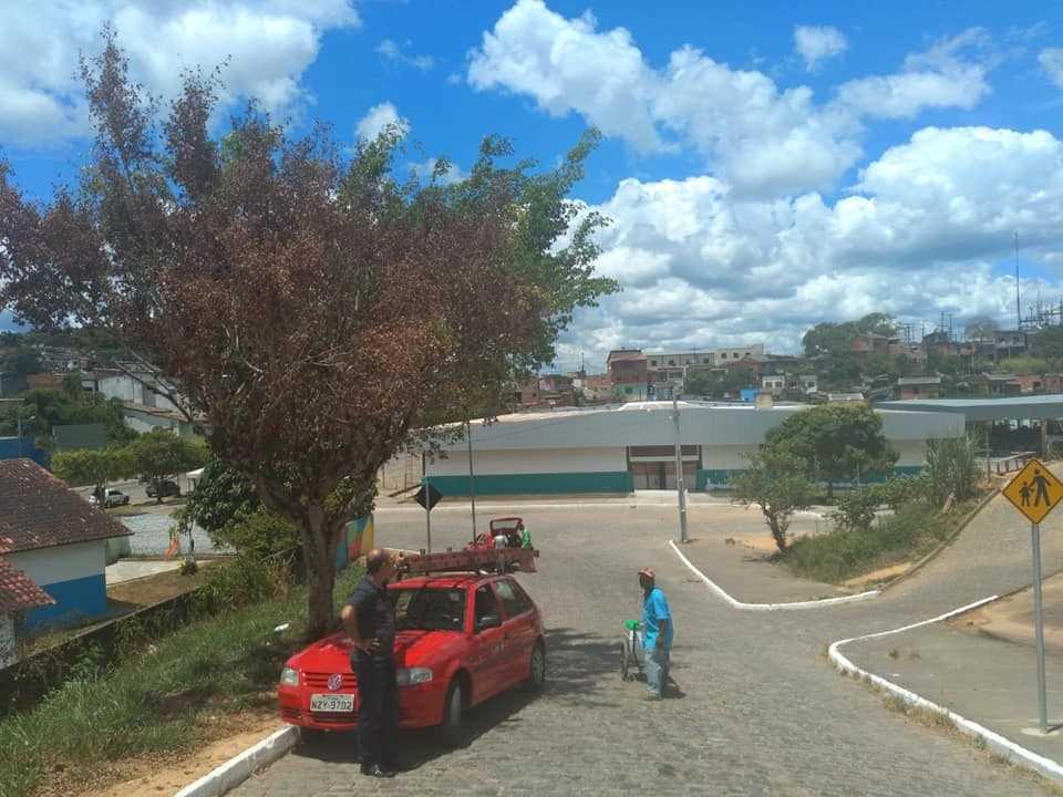 Ladeira do Colégio Municipal recebe mais iluminação para reforçar segurança dos estudantes
